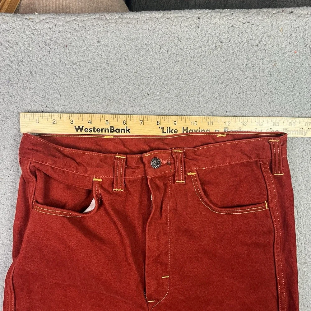 Vintage 70s Mr Leggs‎ Sportswear Jacket Red Coat & Matching Pants Western Style